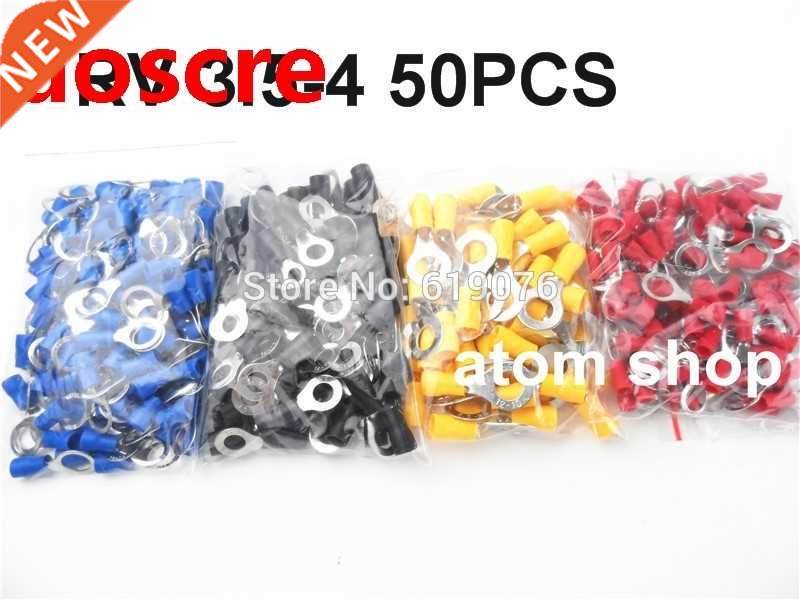50PCS RV3.5-4 Insulated ring terminal electrical wire crimp