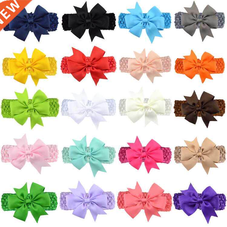 10pcs/lot 8 CM Handmade Dovetail Grosgrain Ribbon Bows Infan
