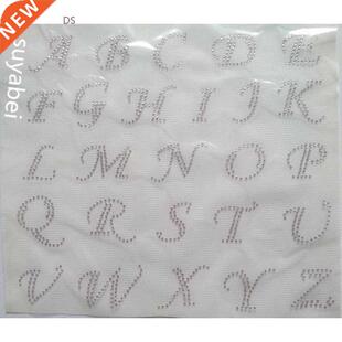 patches lot transfers iron letter English 52pc sheet