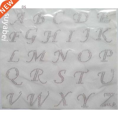 2 sheet /lot 52pc English letter patches iron on transfers m