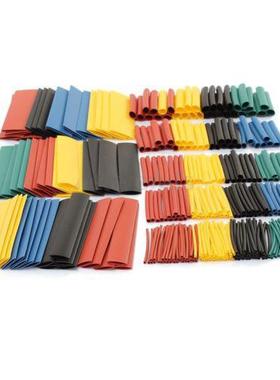 328Pcs Car Cable Shrink Tube Tubing Wrap Wire Sleeve Kit