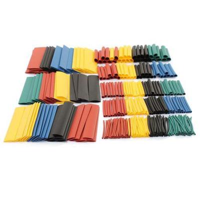 328Pcs Car Cable Shrink Tube Tubing Wrap Wire Sleeve Kit