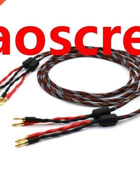 Pair Western Electric R-Copper Audio Speaker Cable with Gold