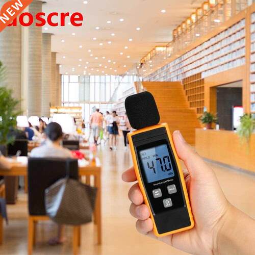 LCD Digital Sound Level Meter DB Meters 30-130dBA Noise Volu