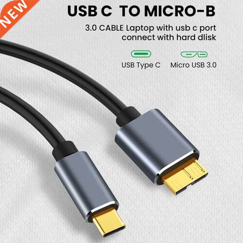 Micro B USB C 3.0 Cable Type-C To USB 3.0 Micro B Cable Conn