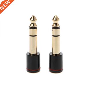 Copper Pcs Plug 6.35mm Male Stereo Headpho Female 3.5mm