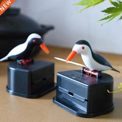 Newest Bird Toothpick Container Automatic Toothpick Dispense