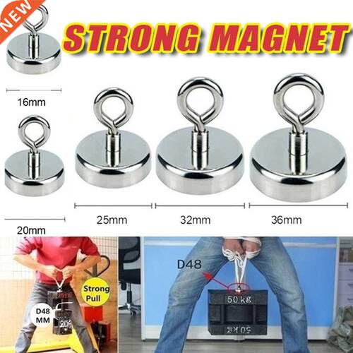 Super Strong Neodymium Magnet Pot Fishing Salvage Magnets Ne