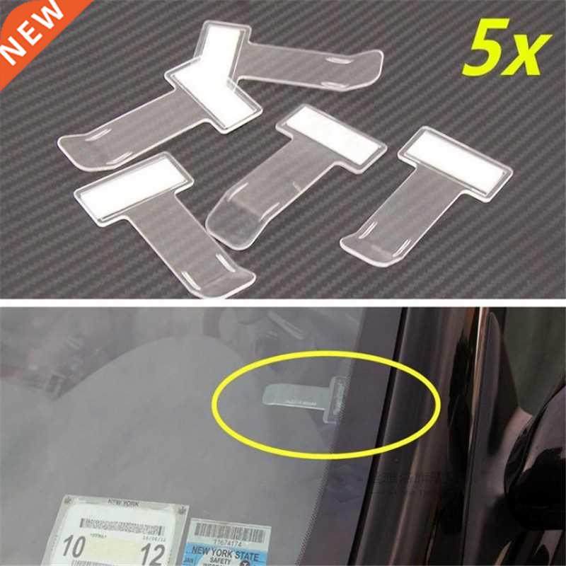 5pcs Car Parking Ticket Permit Holder Tickets folder Time n