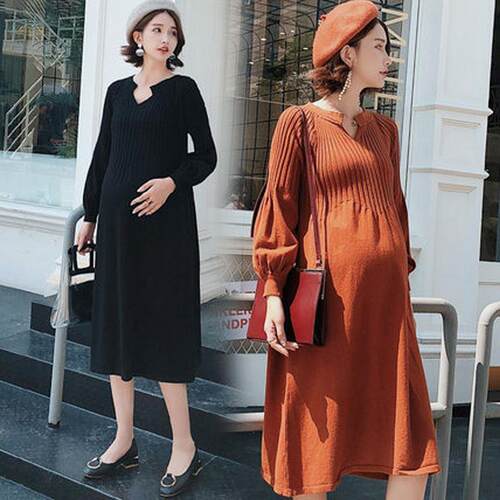 2020 New Fashion Maternity Dress High Waist Loose spring aut
