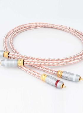 8TC 7N OCC Pure copper RCA Cable Hi-end CD Amplifier Interco