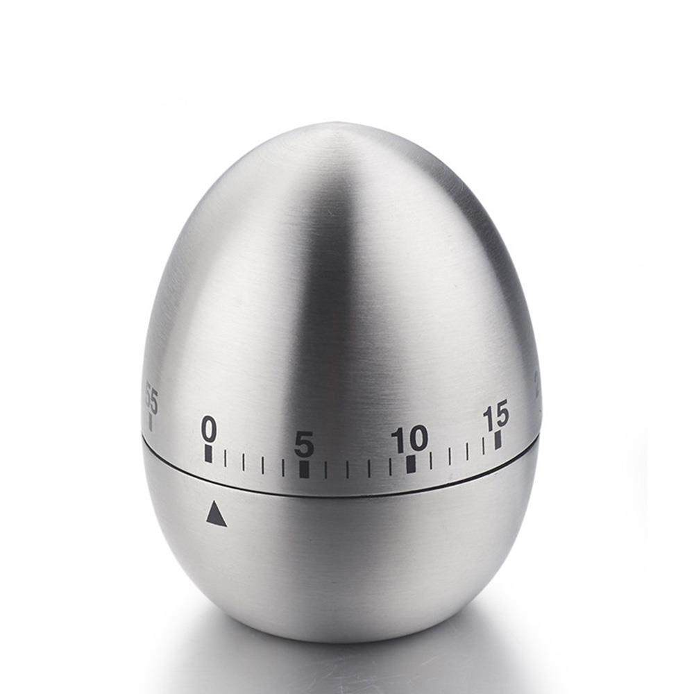 Kitchen Supplies Stainless Steel Egg Clock Kitchen Timer Ala