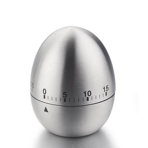 Kitchen Supplies Stainless Steel Egg Clock Kitchen Timer Ala