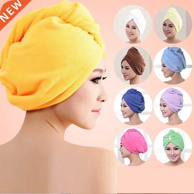 1pcs Microfibre After Shower Hair Drying Wrap Womens Girls