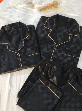 Pajamas Sets High-quality Light Luxury Silk Women's Paja