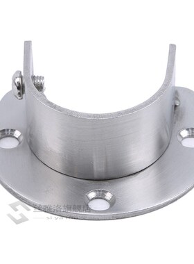 2pcs Thick Stainless Steel Tube Hanger Clothes Pipe Fitting