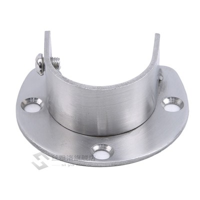 2pcs Thick Stainless Steel Tube Hanger Clothes Pipe Fitting