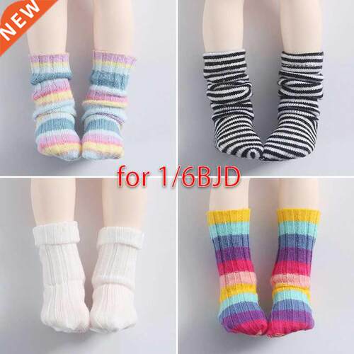1/6 BJD Doll Accessories Socks Threaded Socks White Socks P