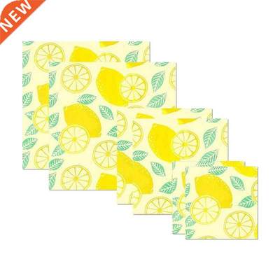 Beeswax Wrap, Set of 6 Pack, Eco Friendly Reusable Food Wrap