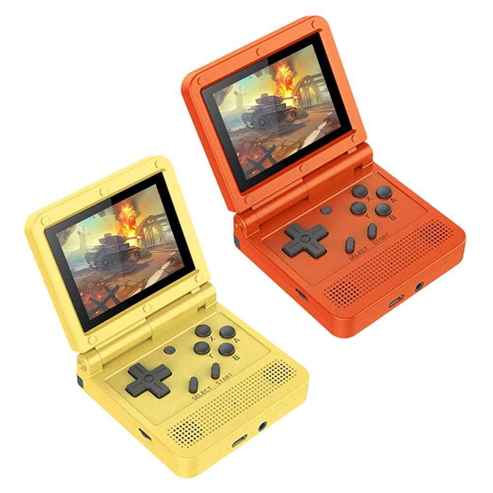 POWKIDDY V90 Retro Flip Handheld Game Player .0 inch IPS Sc