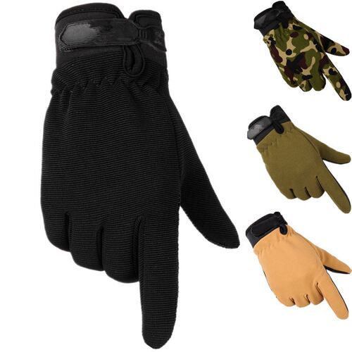 Men's Sport Tactical Gloves Fingerless Army Lightweight Summ