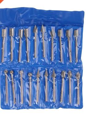 20/pcs 6X3mm Diamond Rotary Tool Sintered Diamond Burs Abra