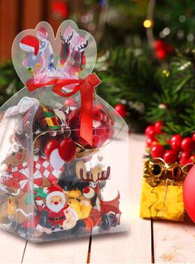 12PCS Christmas Gift Box Plastic Transparent Gift Apple Wrap