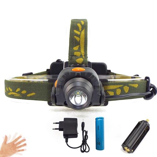 Sensor Q5 LED Headlamp lamp torches Headlight zoom head flas