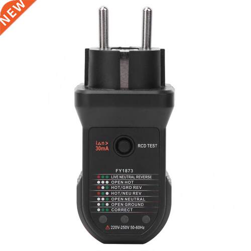 Socket Tester Outlet Detector Safety Testng nstrument for
