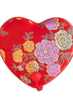 Wedding Accessories Red Sewing Kit Lovely Heart Shape 17x14