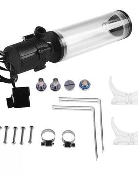 G1/4 Thread XHC8 + 160mm Cylinder Water Tank Water Pump for