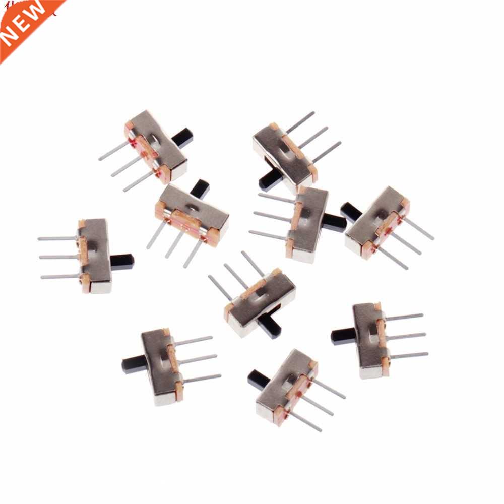 10 Pcs 2 Position On/Off SPDT 1P2T 3 Pin PCB Panel Mini Vert