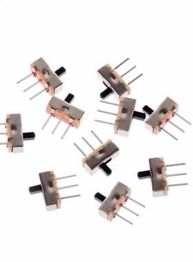 10 Pcs 2 Position On/Off SPDT 1P2T 3 Pin PCB Panel Mini Vert