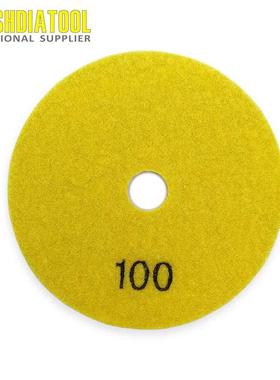 6pcs 100mm #100 Diamond Dry Pishing Pads Sander Sanding D