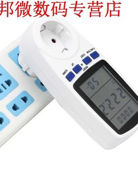 EU Volt Voltage Wattmeter Power Analyzer Power Energy Meter