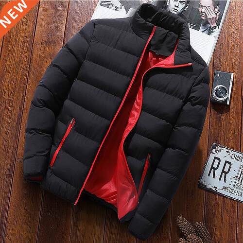 New Warm Thick Men Parka Jackets Winter Casual Mens Outwear