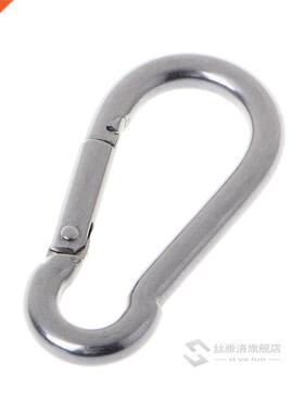 1 Pc 04 Stainless Steel Spring Carabiner Snap Hook Keychain