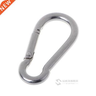 1 Pc 04 Stainless Steel Spring Carabiner Snap Hook Keychain