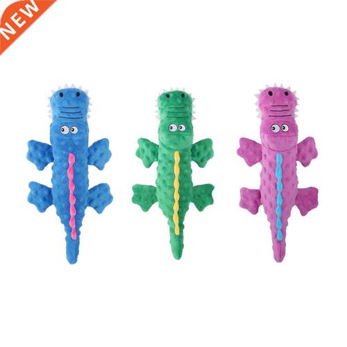 Stuffed Dog Toys Uneven Surface Plush Alligator Cute Squeak