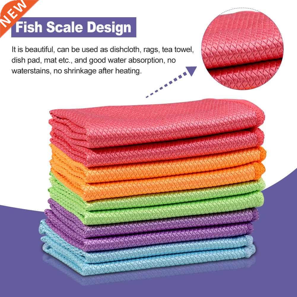 Glass Cleaning Cloth Dishcloth Lint Free For Windows Cars Ki