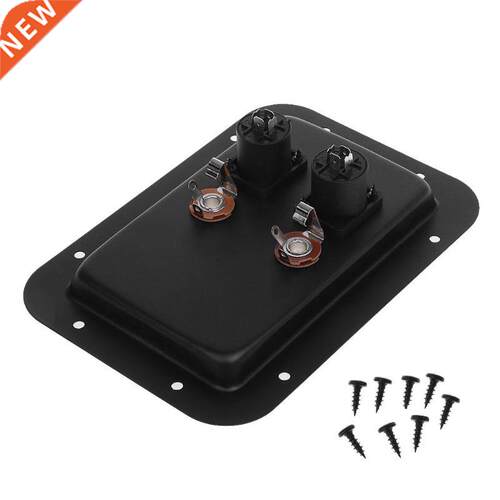 Junction Box 4-Core Socket Jack Plate Terminal Binding Post