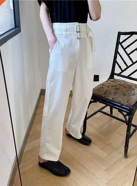 MIXCUBIC 2020 summer England style unique Double row belt d