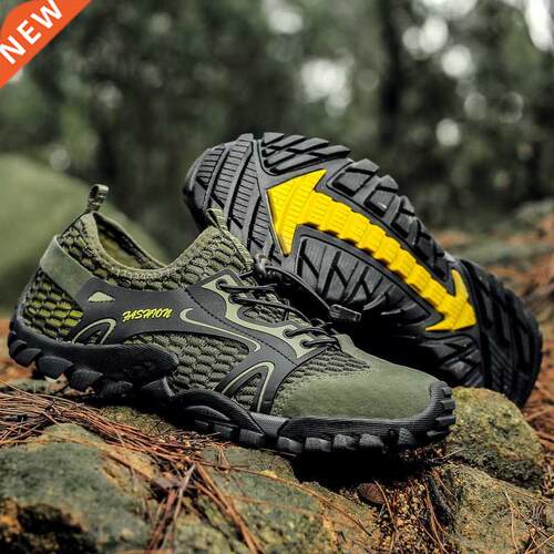 Mens Mountain rekking Shoes Summer Mesh Breathable Men Hikin