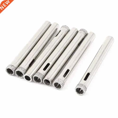 7x Straight Shank 6mm Diamond Drill Bit Marble Glass Hole Sa