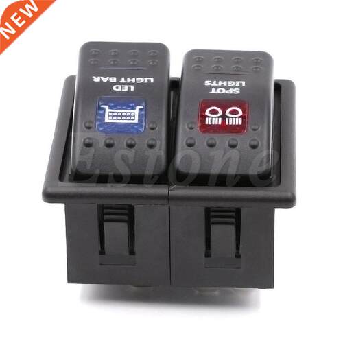 2x Car Boat Rocker Switch Clip Panel Patrol Holder Housing