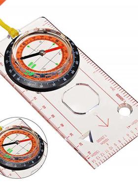 Hiking Camping Outdoor Compass Ruler Cross-country Race Base