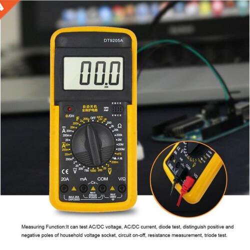 Dreamburgh DT-9205A Multimeter LCD AC/DC Ammeter Digital Res