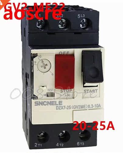 Motor Protector GV2 Series GV2ME22 GV2-ME22 20-25A