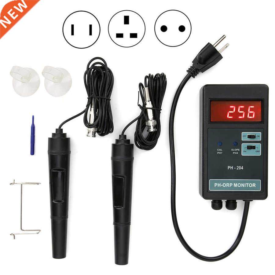 PH Meter Digital LED Display PH/ORP Temperature Control Mon