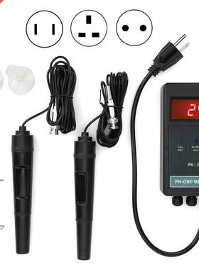 PH Meter Digital LED Display PH/ORP Temperature Control Mon